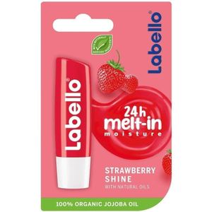 Labello - Strawberry Shine - Lippenbalsem - Aardbei - 4,8 g - Vegan