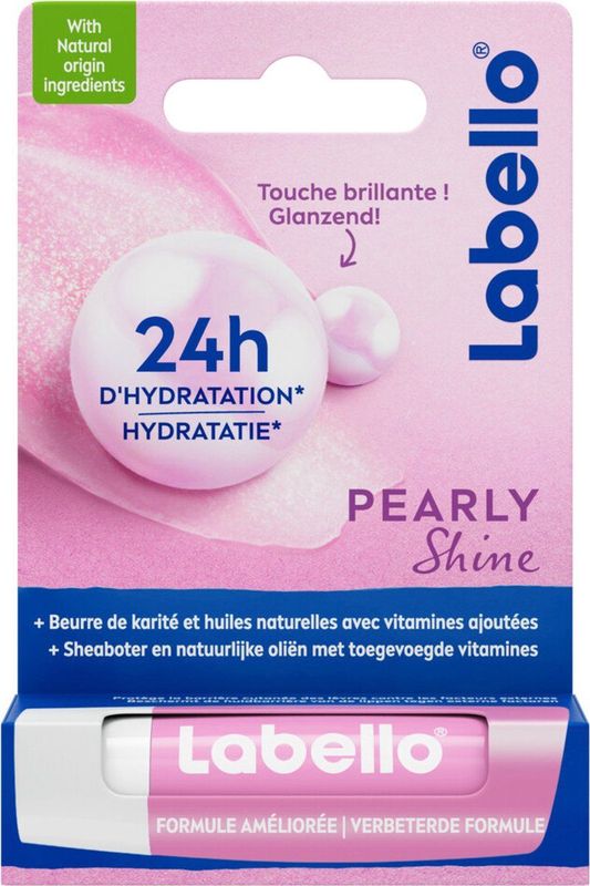 Labello - Pearly Shine - Lippenbalsem - Roze - Parelglans