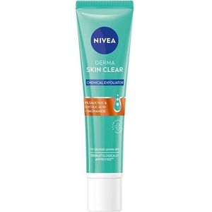 NIVEA - Derma Skin Clear - Gezichtsexfoliator - 40 ml - 8% Salicylzuur en Glycolzuur