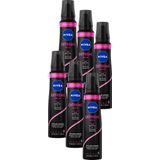 NIVEA - Extreme Hold - Styling Mousse - 6 x 150 ml - Hittebescherming