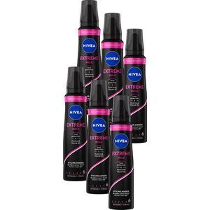 NIVEA - Extreme Hold - Styling Mousse - 6 x 150 ml - Hittebescherming