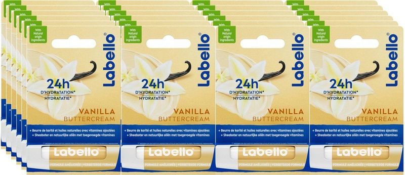 24x Labello Lippenbalsem Vanilla Buttercream 4.8 gr