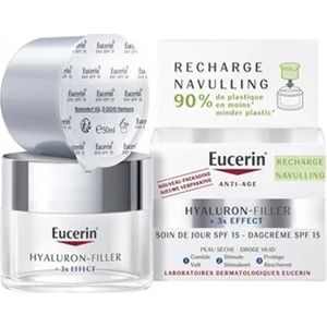 Eucerin - Hyaluron-Filler + 3x EFFECT - Gezichtscrème - 50 ml - SPF 15 - Anti-Aging