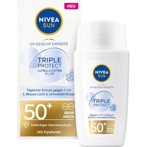 NIVEA SUN Zonnebrand Gezicht, triple protect, SPF 50+, 40 ml