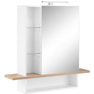 Spiegelschrank  ¦ weiß ¦ Maße (cm): B: 90 H: 86 T: 20.0 Badezimmer > Badschränke > Spiegelschränke - Sconto