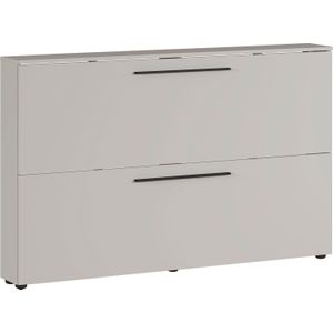 Jonas - Schoenenkast - Beige - Spaanplaat - Twee Deuren