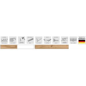 Kommode  Bermejos ¦ holzfarben ¦ Maße (cm): B: 89 H: 105 T: 40.0 Kommoden & Sideboards > Sideboards - Sconto