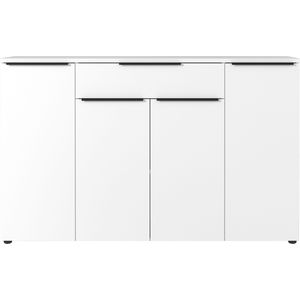 Porto - Dressoir - Grafiet - Melaminehars - 1 Lade en 4 Deuren