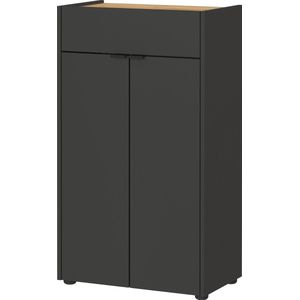 Germania - GW-Forano Commode - Graphite/Chêne Navarra - Met Amortissement