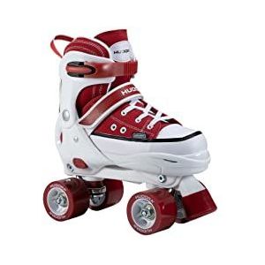 HUDORA Rolschaatsen, sneakers voor kinderen en jongeren, in grootte verstelbare rolschaatsen, comfortabele quad skates, disco roller
