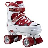 HUDORA Rolschaatsen, sneakers voor kinderen en jongeren, verstelbare rolschaatsen, comfortabele quad-schaatsen, discoscooters