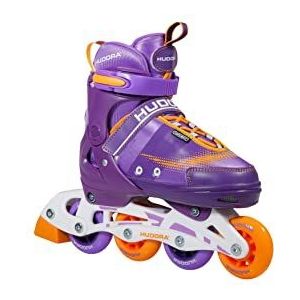 HUDORA Inlineskates Mia/Leon - inline skates voor kinderen/jongeren en volwassenen in verschillende maten en kleuren - rolschaatsen tot 4 maten verstelbaar - comfortabele en stijlvolle rollerskates