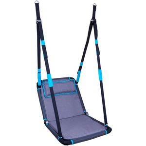 HUDORA Nestschommel - Rechthoekig - Antraciet/Turquoise - Voor Binnen en Buiten