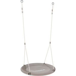 HUDORA Nestschommel Lounge - Sand - Ronde Schommel - Textilene - Diameter 90 cm