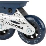 HUDORA Inline Skates Comfort, deep blue | Gr. 35-40 | Softboot Inliner rolschaatsen verstelbaar in lengte en breedte