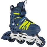 HUDORA Inline Skates Comfort, deep blue | Gr. 35-40 | Softboot Inliner rolschaatsen verstelbaar in lengte en breedte