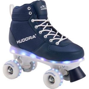 HUDORA Roller Skates Advanced, navy LED, rolschaatsen Gr. 31/32