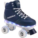 Hudora Rolschaatsen Blauw met LED, Maat 37-38