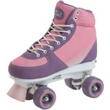 HUDORA Skates Advanced in Blush Rose - Hoogwaardige rolschaatsen van kunstleer - Comfortabel en verstelbaar in 4 maten - Elegante skates voor meisjes in 31-34 & 35-39