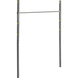 HUDORA 64003 Turnrek - Grijs - Roestvrij Staal - Verstelbaar tot 150 cm