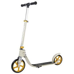 HUDORA Big Wheel Step 215 Scooter - Sand - Inklapmechanisme - Comfortabel Dekoppervlak