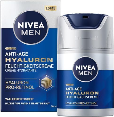 Nivea Men - Anti-Aging Hydraterende Crème - 50 ml - Met Hyaluron en Pro-Retinol