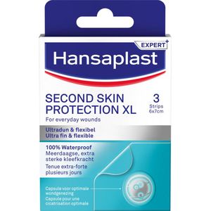 Hansaplast - Second Skin Protection - Pleisters - Waterproof - 3 Stuks