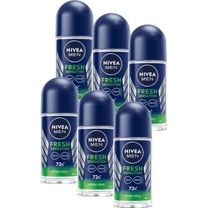 NIVEA MEN - Fresh Sensation - Antitranspirant Roll-on - Alcoholvrij - 72 Uur Bescherming