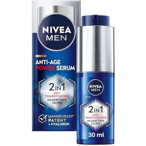 NIVEA Männerpflege Gesichtspflege Anti-Age 2in1 Power Serum