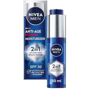 NIVEA MEN - Luminous Anti-Age Power - Gezichtscrème - SPF30 - 50 ml