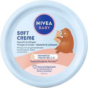 NIVEA - Baby Soft - Crème - 200 ml - Hypoallergene Formule met Amandelolie en Vitamines