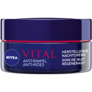 3x Nivea Vital Anti-Rimpel Herstellende Nachtcreme 50 ml