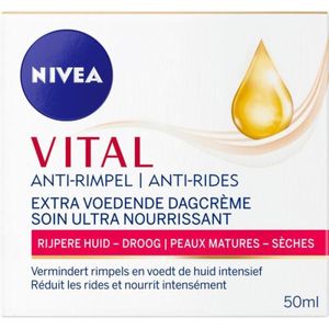 Nivea - Vital Anti-Rimpel Extra Voedende Dagcrème - Gezichtsverzorging