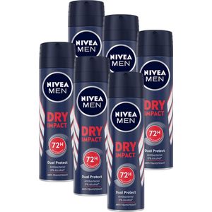 NIVEA MEN - Dry Impact - Anti-Transpirant Spray - Alcoholvrij - 150ml