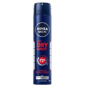 Nivea Men - Dry Impact - Deodorant - Spray - 0% Alcohol