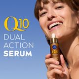 NIVEA Q10 Dual Action Serum - Anti-Rimpel Gezichtsserum met Dubbele Werking - Vermindert en Voorkomt Rimpels - 30ml