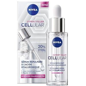 NIVEA Cellular Hyaluronzuur Serum Gezicht - Gezichtsserum met Hyaluron - Rimpelvullend en Hydraterend - 30ml