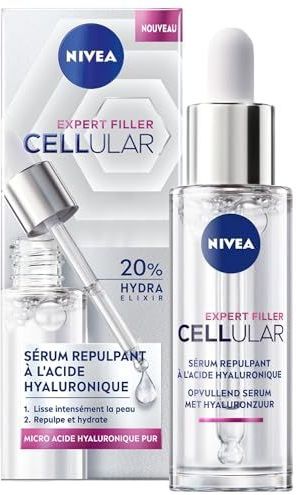 NIVEA Cellular Hyaluronzuur Serum Gezicht - Gezichtsserum met Hyaluron - Rimpelvullend en Hydraterend - 30ml