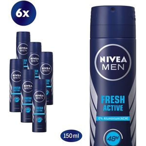 Nivea Men Fresh Active Deodorant Spray - 50% Korting