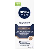 Nivea - Sensitive Skin & Stubble Moisturizer - Gezichtsgel - 3x50ml