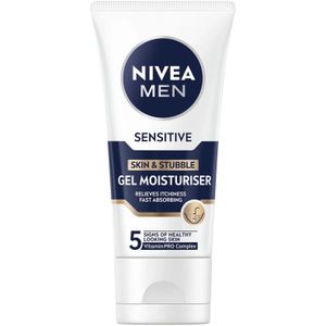NIVEA - MEN Sensitive Skin & Stubble Gel - Gezichtsgel - 50 ml - Hydraterend en kalmerend