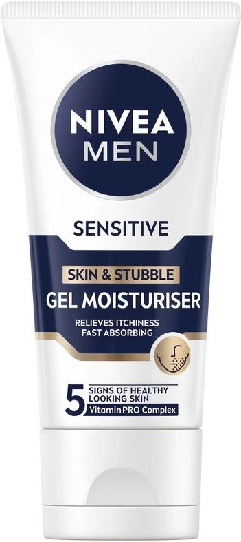 NIVEA - MEN Sensitive Skin & Stubble Gel - Gezichtsgel - 50 ml - Hydraterend en kalmerend