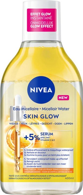 Nivea Serum-Infused Micellair Water Glow 400 ml