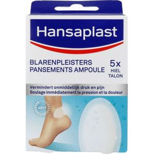 Hansaplast - Blaarpleisters Groot - Medisch Hulpmiddel - Waterproof - 5 Stuks