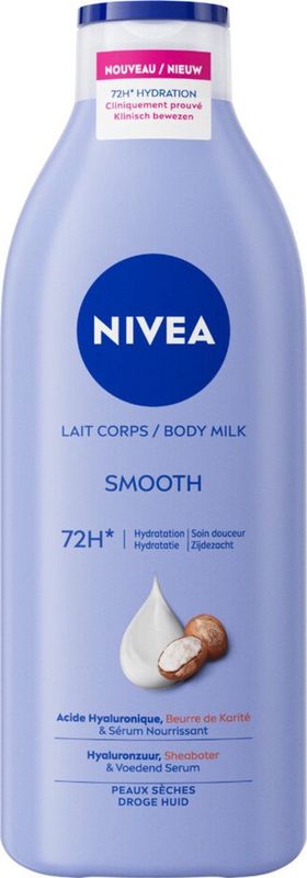 NIVEA - Zijdezachte Body Milk - 12 x 400 ml - Voordeelverpakking
