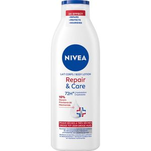 NIVEA Repair & Care Bodylotion - Bodycrème Zeer Droge Huid - 72u Hydraterende Lotion Serum - 250 ml
