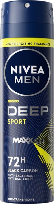 Nivea Men - Deep - Deodorant Spray - 150ml - Anti-transpirant