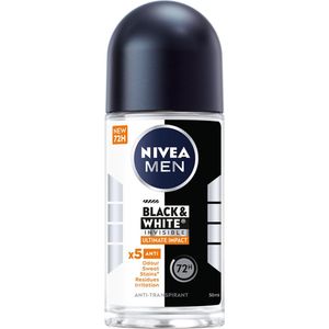 Nivea Men - Black & White Invisible Ultimate Impact - Deoroller - 50 ml