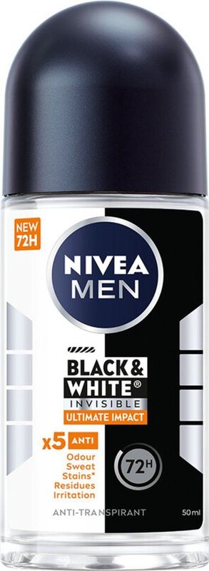 Nivea Men - Black & White Invisible Ultimate Impact - Deoroller - 50 ml