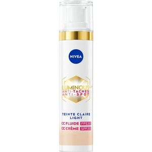 Nivea - Luminous630 - CC Cream - Light - 40 ml - SPF 30